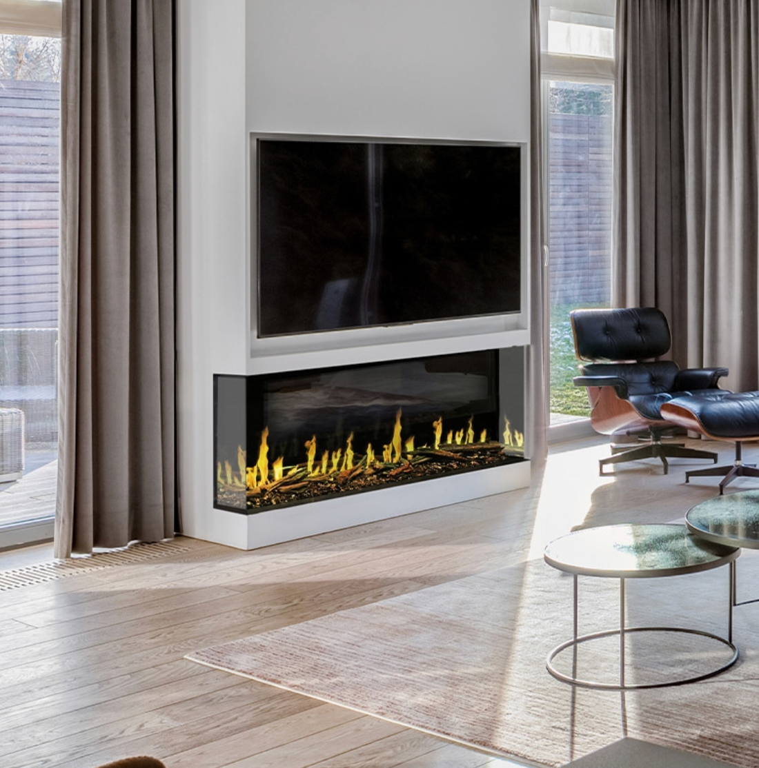 Modern Flames Orion Multi Linear LCD Electric Fireplace-V2