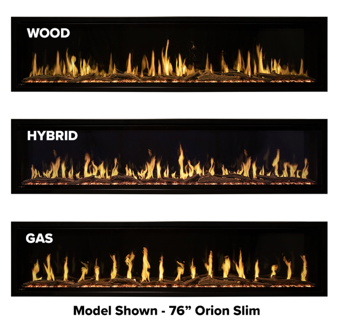 Modern Flames Orion Multi Linear LCD Electric Fireplace-V2