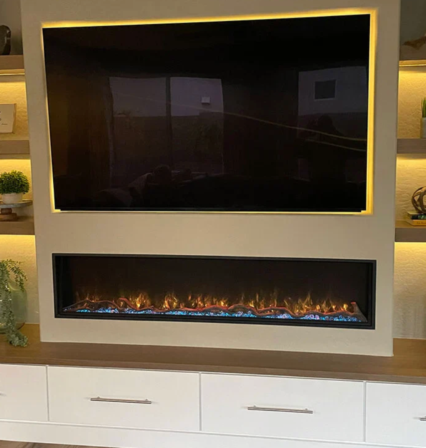 Modern Flames Orion Slim Linear LCD Electric Fireplace-V2