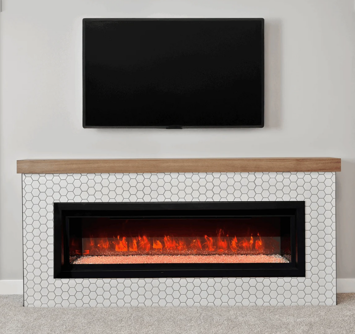 Montigo eDelRay Linear Electric Fireplace