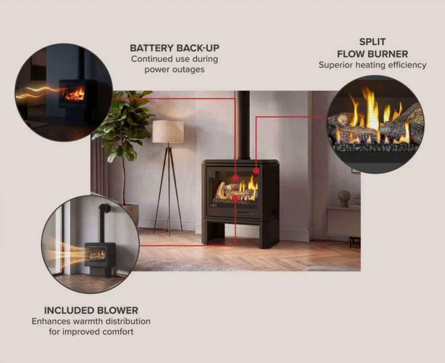 Napoleon Havelock Elite Series Direct Vent Gas Stove