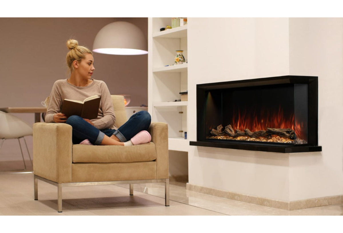 Modern Flames Landscape Pro Multi-Sided Linear Built-in Electric Fireplace