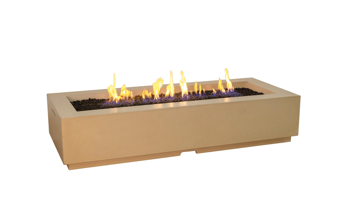 American Fyre Designs 72&quot; Louvre Long Rectangle Fire Pit