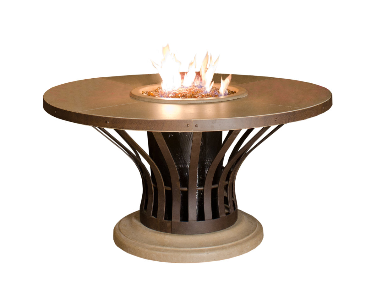 American Fyre Designs 54&quot; Fiesta Dining Firetable