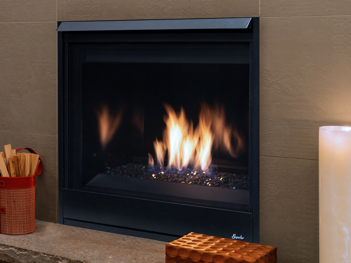 Superior DRC3000 Direct Vent Contemporary Gas Fireplace