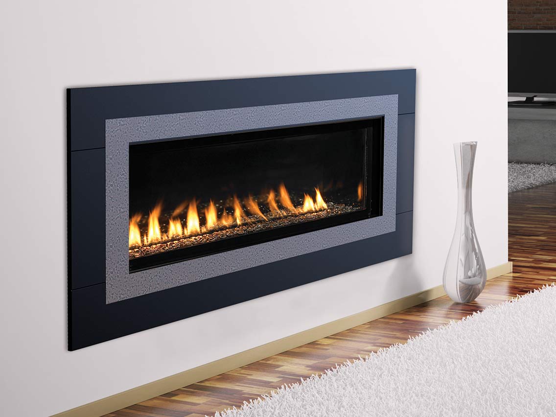 Astria Paris Lights 43&quot; Contemporary Vent-Free Gas Fireplace