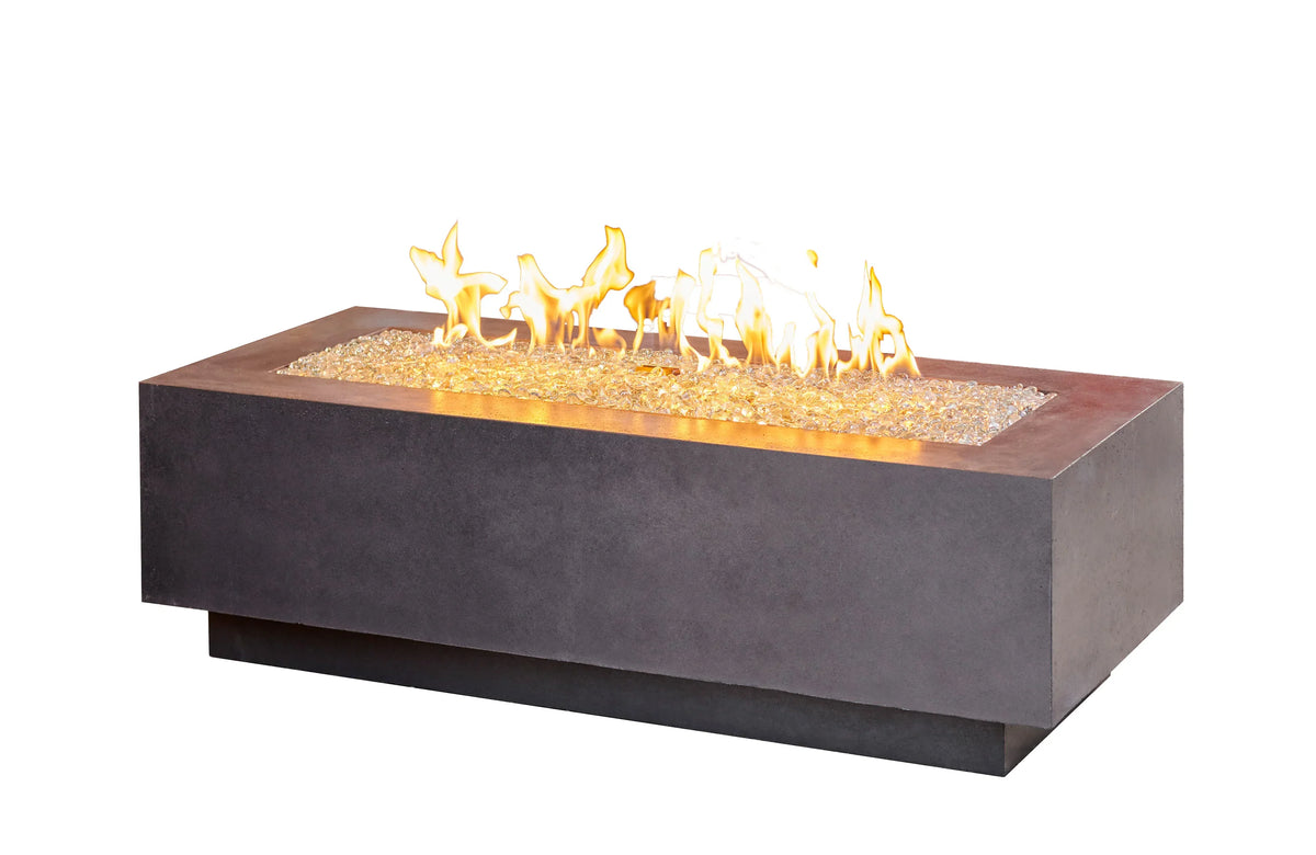 Outdoor GreatRoom Company Midnight Mist Cove 54&quot; Linear Gas Fire Table