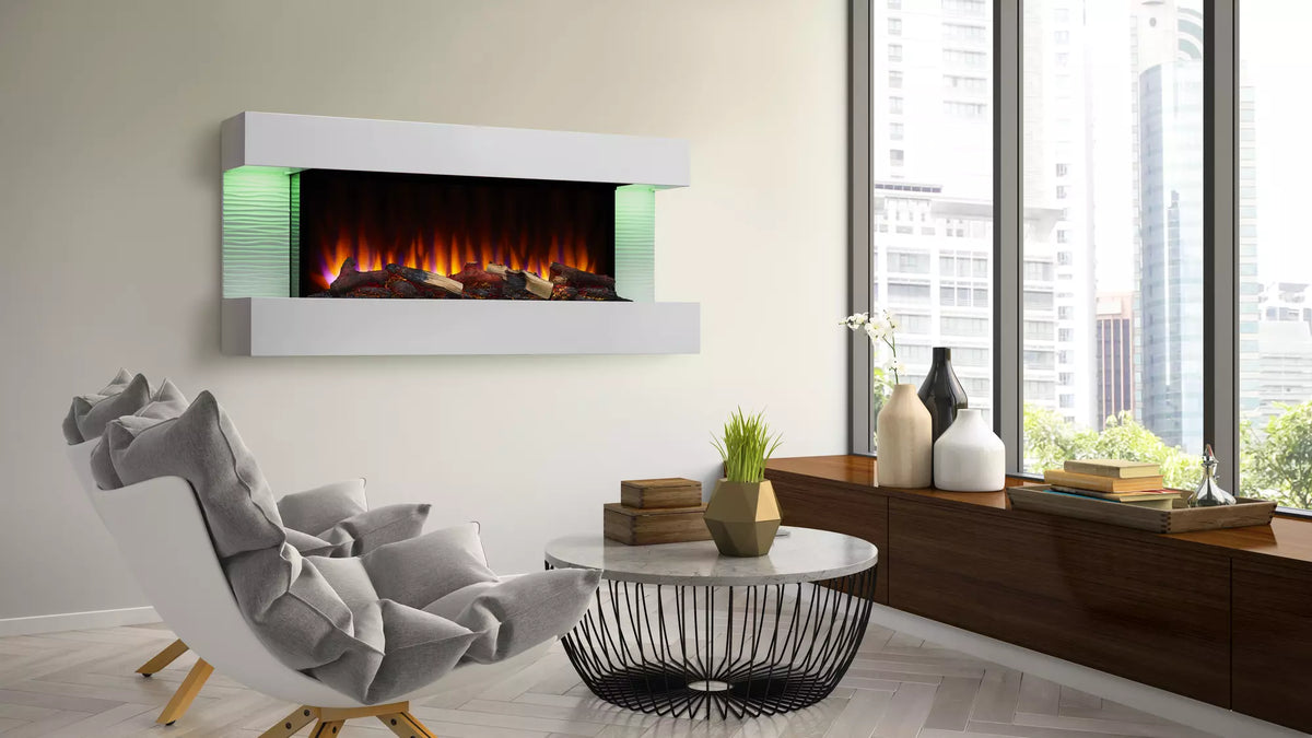 SimpliFire Format 36&quot; Electric Wall Mount Fireplace