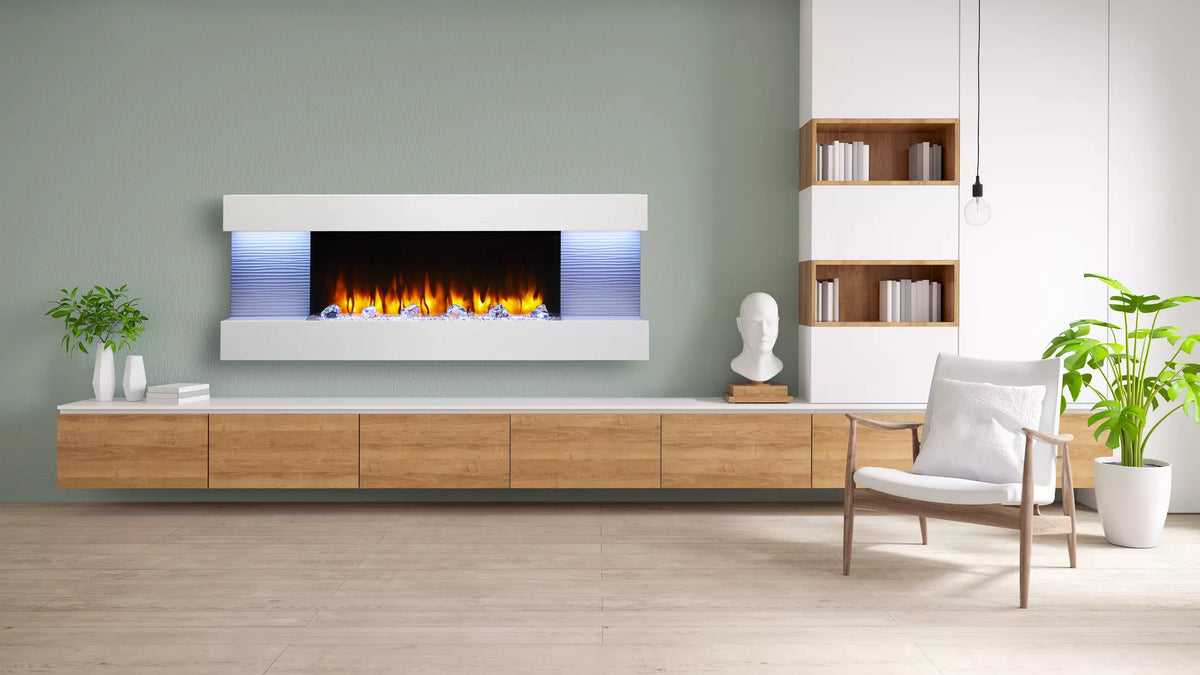 SimpliFire Format 36&quot; Electric Wall Mount Fireplace