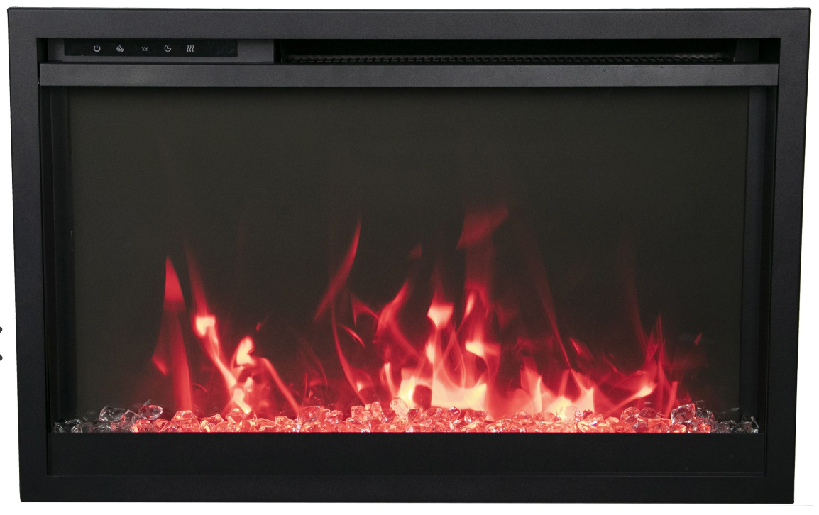 Amantii Traditional Extra Slim Electric Fireplace