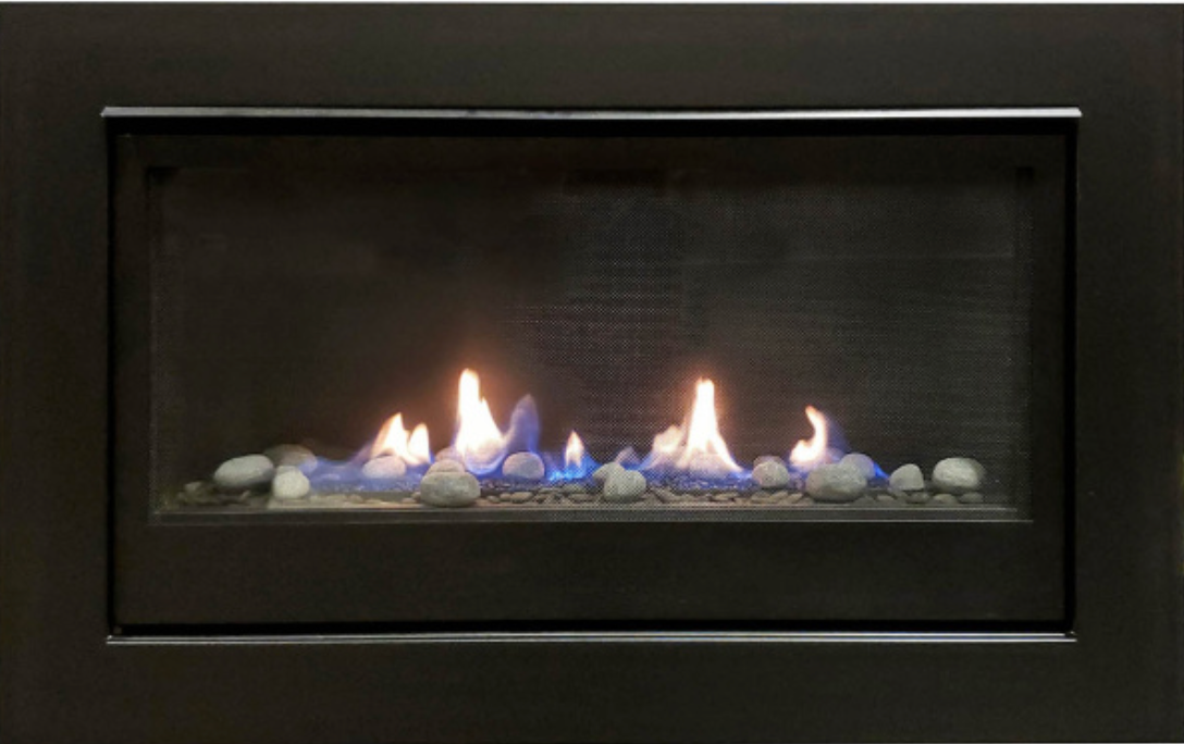 Sierra Flame 36&quot; Boston Direct Vent Linear With Electronic Ignition Natural Gas Fireplace