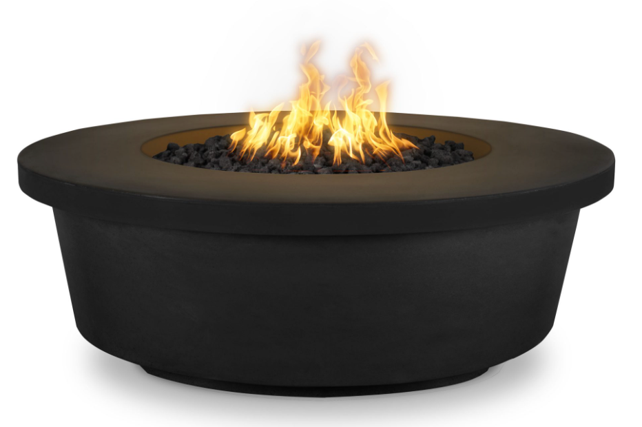 The Outdoor Plus 48&quot; Round Tempe Concrete Fire Pit