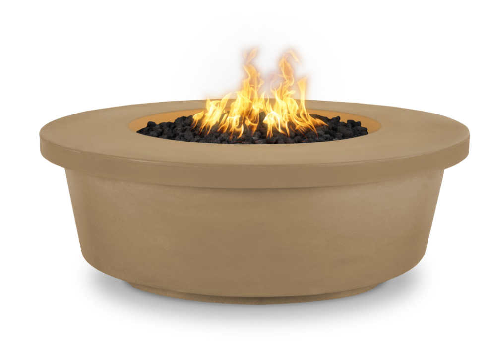 The Outdoor Plus 48&quot; Round Tempe Concrete Fire Pit