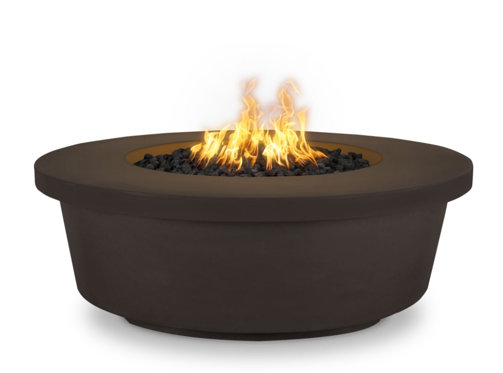 The Outdoor Plus 48&quot; Round Tempe Concrete Fire Pit