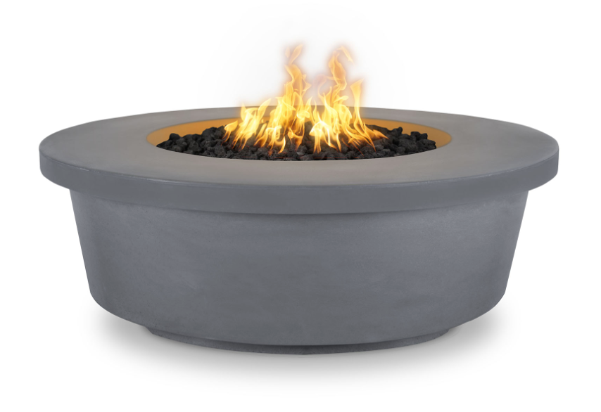 The Outdoor Plus 48&quot; Round Tempe Concrete Fire Pit