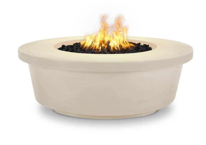 The Outdoor Plus 48&quot; Round Tempe Concrete Fire Pit