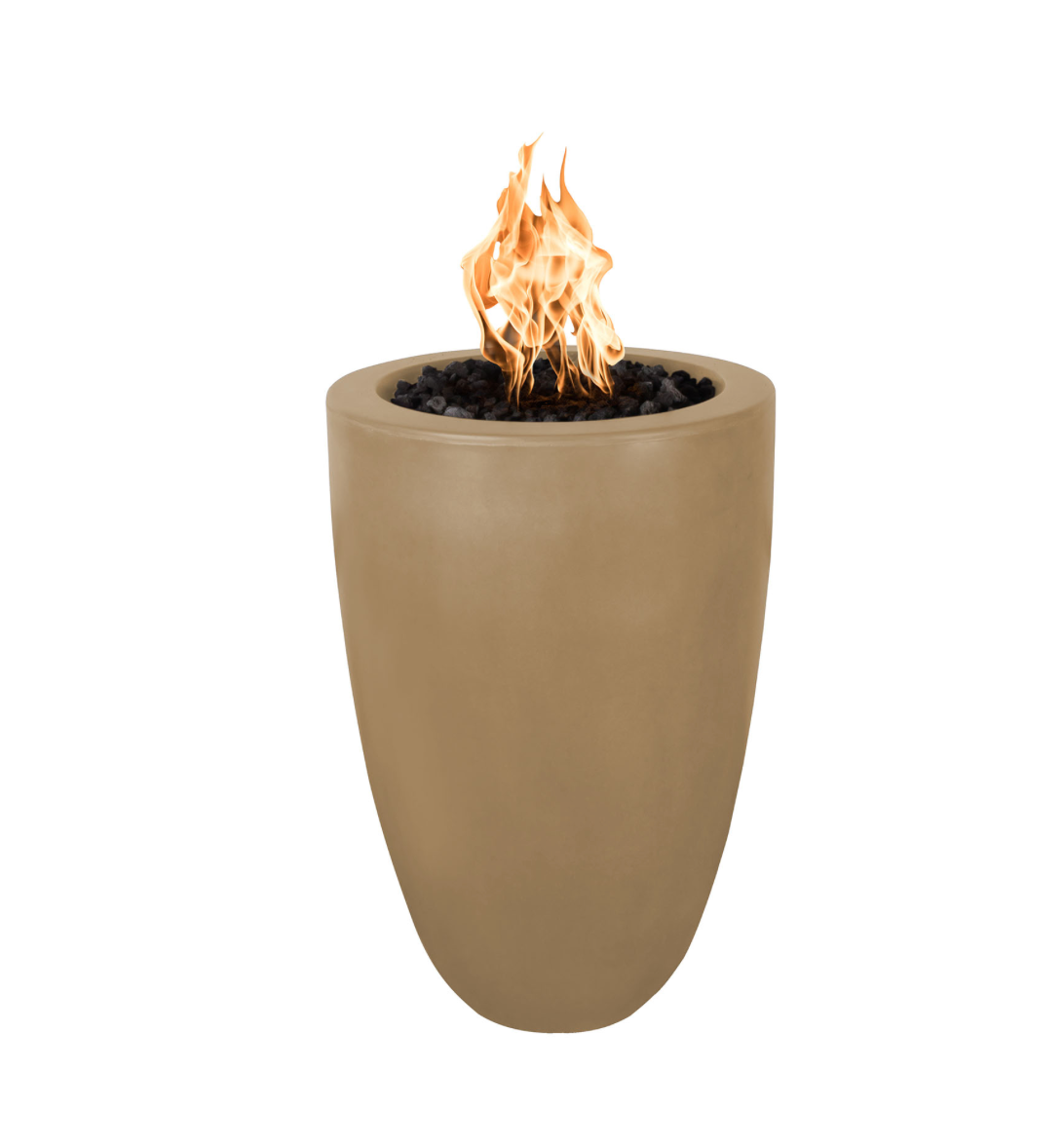 The Outdoor Plus Castillo Concrete Fire Pillar