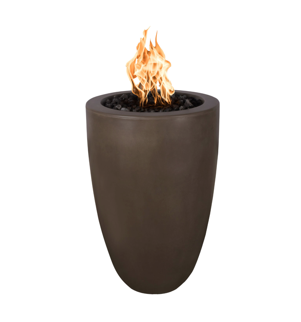 The Outdoor Plus Castillo Concrete Fire Pillar