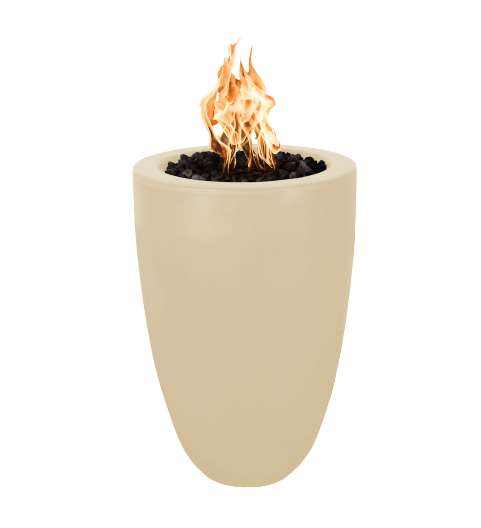 The Outdoor Plus Castillo Concrete Fire Pillar