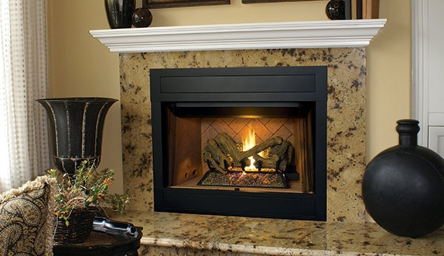 Superior BRT4300 B-Vent Traditional Gas Fireplace