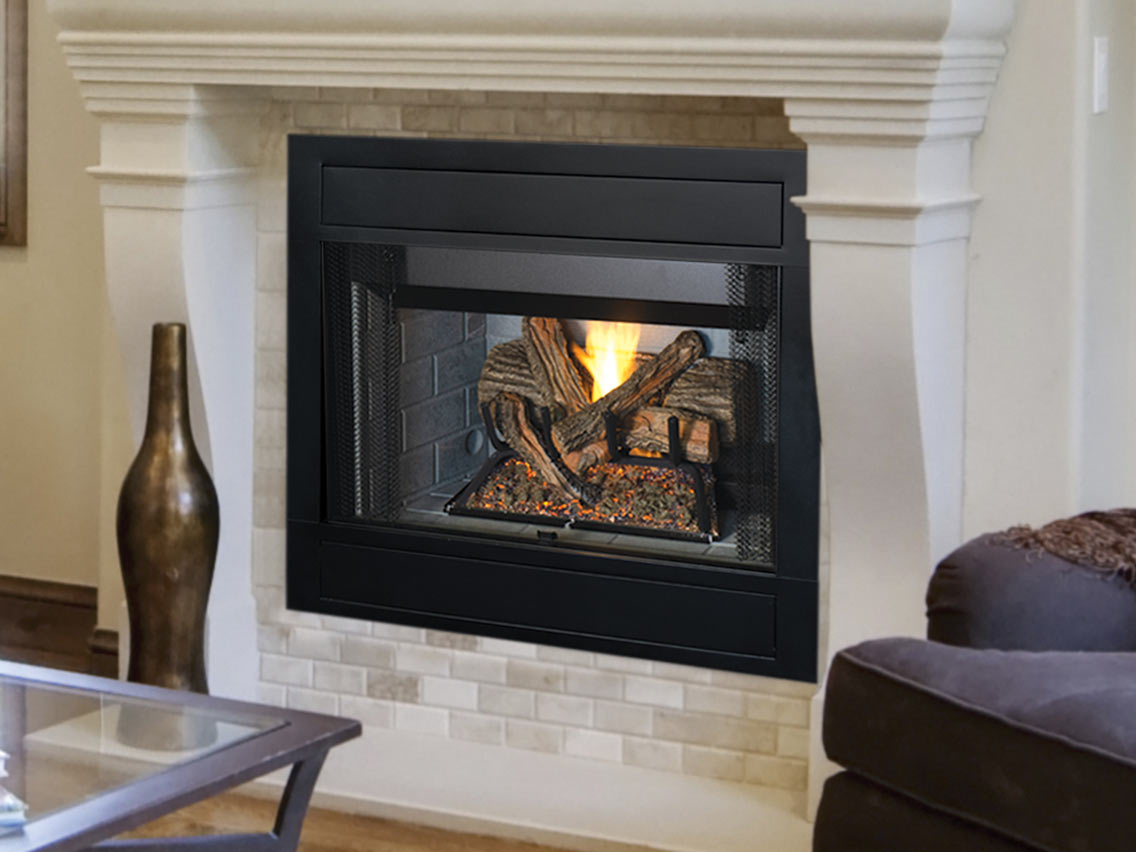 Superior BRT4300 B-Vent Traditional Gas Fireplace