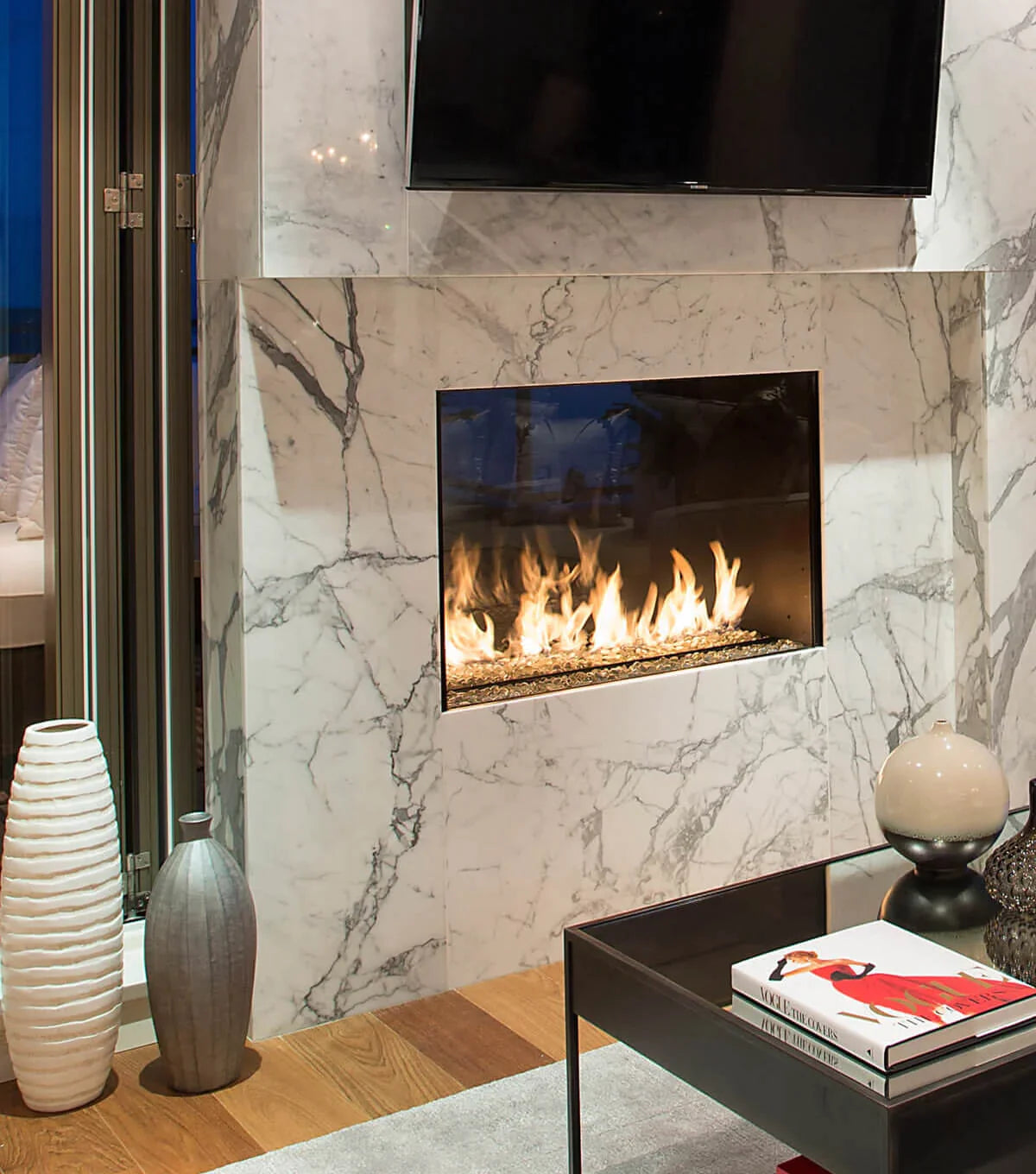 Montigo Exemplar R324STIO Double Sided Fireplace