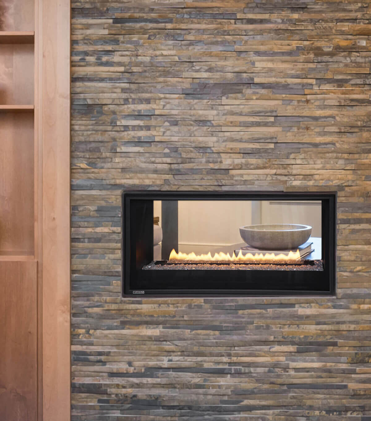 Montigo Phenom Double Sided Gas Fireplace