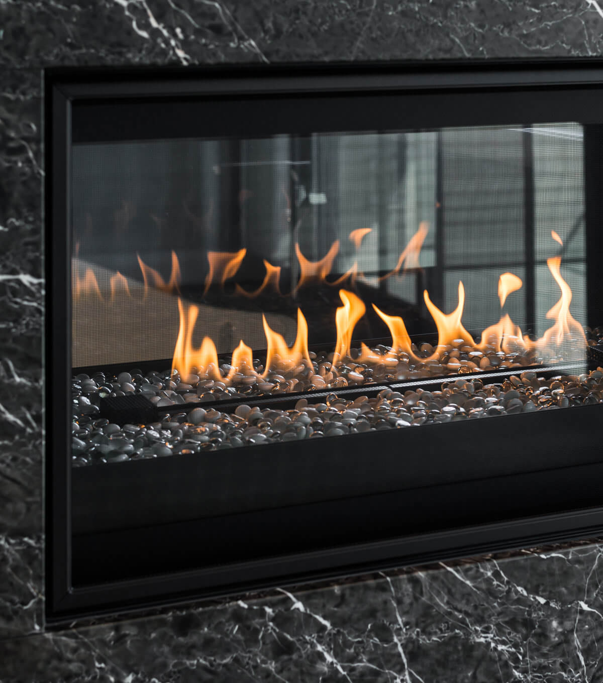 Montigo Phenom Double Sided Gas Fireplace