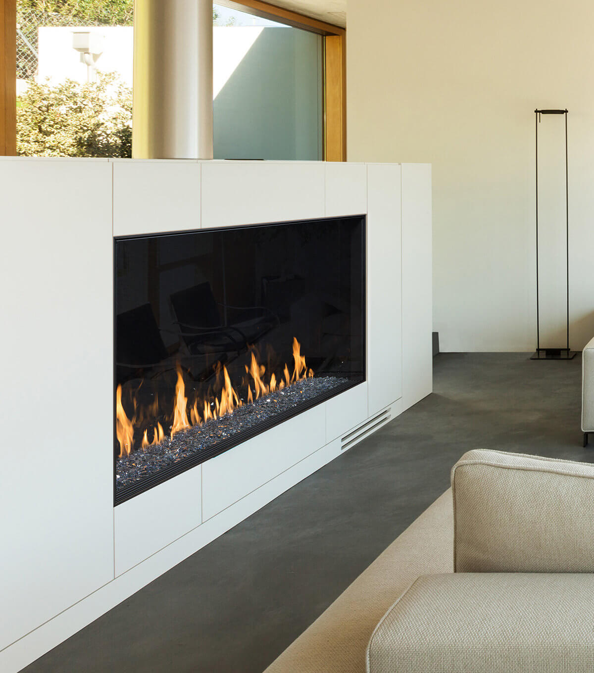 Montigo Prodigy Series 5&#39; Single Sided Fireplace