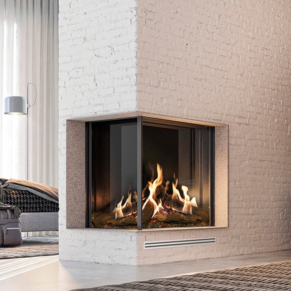 Dimplex Faber MatriX 3326 Series Two-Sided Built-in Gas Fireplace