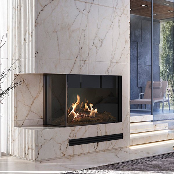 Dimplex Faber MatriX 3326 Series Two-Sided Built-in Gas Fireplace