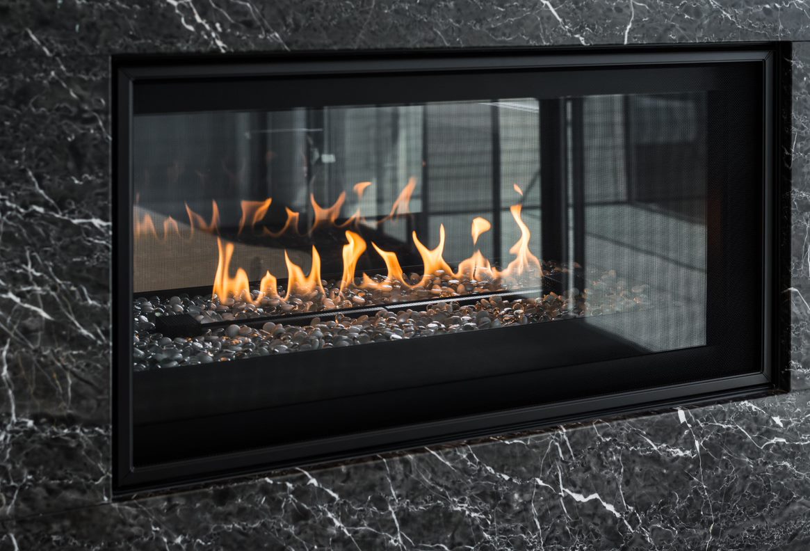 Montigo Phenom Double Sided Gas Fireplace